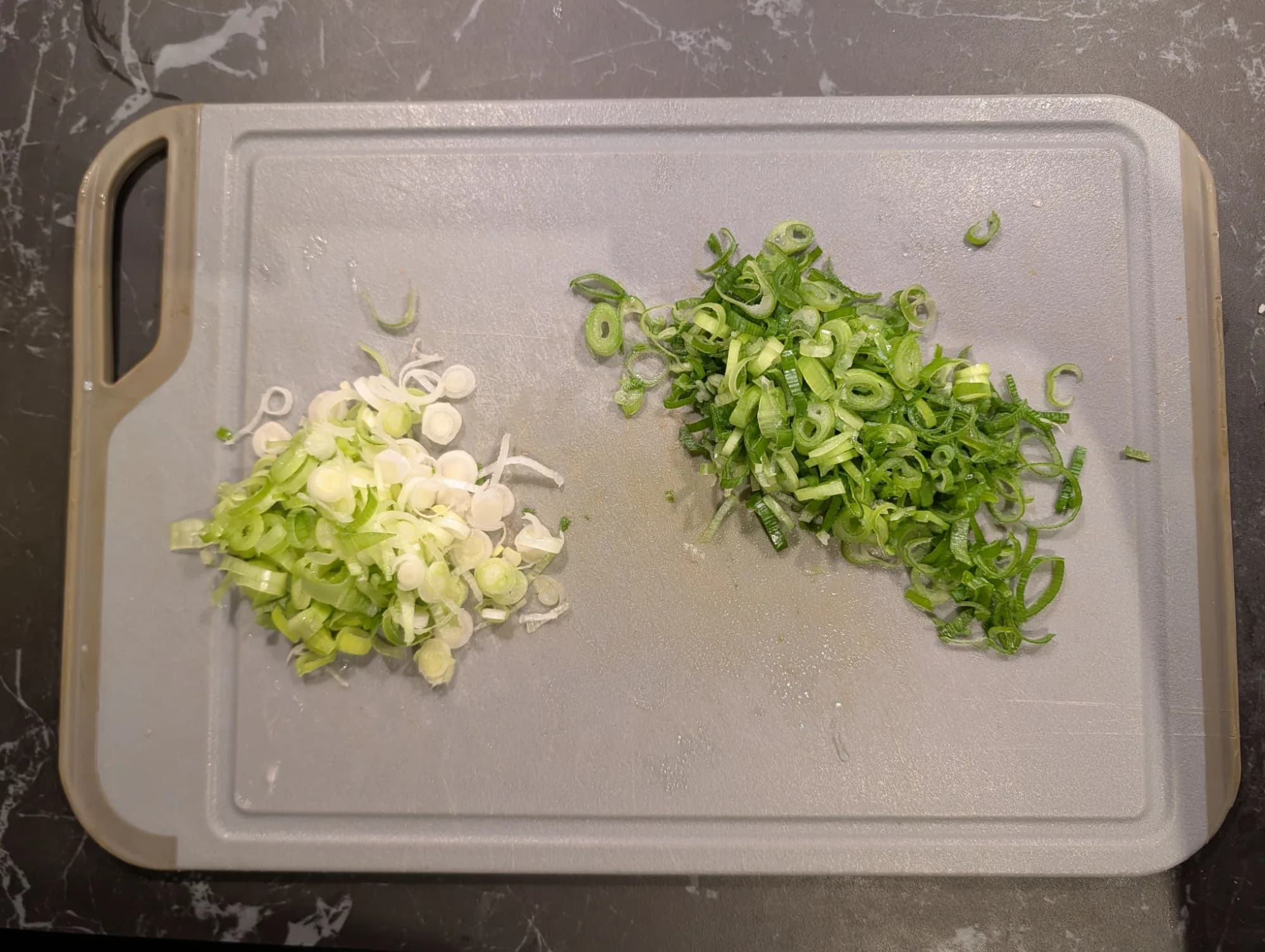 Kimchi fried rice, step 2