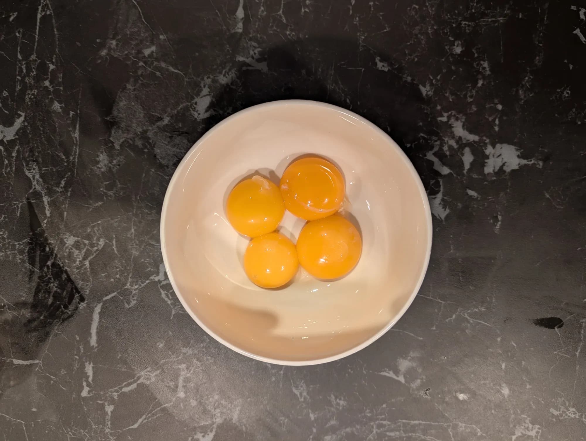 Vietnamese egg coffee, step 1